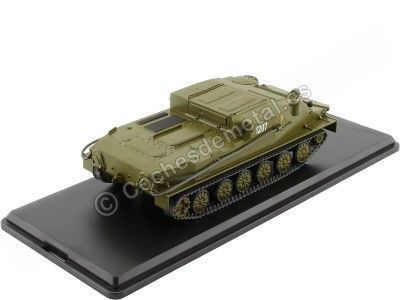 Cochesdemetal.es 1952 Transporte Anfibio de Tropas Panzer SPW-50 NVA Verde 1:43 Premium ClassiXXs PCL47101 2