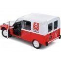 CARSDEMETAL.ES 1984 Citroen Acadene "Citroen Service" White / Red 1:18 Solino S1800407