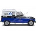 CARSDEMETAL.ES 1988 Renault R4 4L F4 "Service de livraison solide" Bleu / noir / blanc 1:18 Solino S1802207