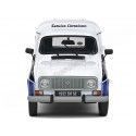 CARSDEMETAL.ES 1988 Renault R4 4L F4 "Service de livraison solide" Bleu / noir / blanc 1:18 Solino S1802207