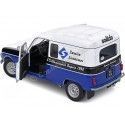 CARSDEMETAL.ES 1988 Renault R4 4L F4 "Service de livraison solide" Bleu / noir / blanc 1:18 Solino S1802207