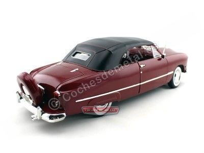 Cochesdemetal.es 1950 Ford Cerrado Techo Blando Granate 1:18 Maisto 31681 2