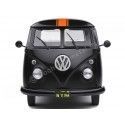 CARSDEMETAL.ES 1950 Volkswagen VW T1 Pickup "Harley-Davidson Surfera" Black 1:18 Solino S1806704