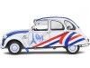 CARSDEMETAL.ES 1982 Citroen 2CV6 "Paris région" Rouge / blanc / bleu 1:18 Solino S1805018