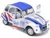 CARSDEMETAL.ES 1982 Citroen 2CV6 "Paris région" Rouge / blanc / bleu 1:18 Solino S1805018
