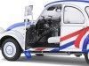 CARSDEMETAL.ES 1982 Citroen 2CV6 "Paris région" Rouge / blanc / bleu 1:18 Solino S1805018