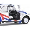 CARSDEMETAL.ES 1982 Citroen 2CV6 "Paris région" Rouge / blanc / bleu 1:18 Solino S1805018