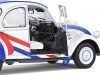 CARSDEMETAL.ES 1982 Citroen 2CV6 "Paris région" Rouge / blanc / bleu 1:18 Solino S1805018