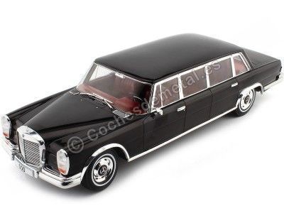 1969 Mercedes-Benz 600 (W100) Pullman Limousine Negro 1:18 MC Group 18187 Cochesdemetal.es