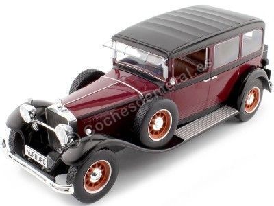 Cochesdemetal.es 1928 Mercedes-Benz Type 460/460K Nurburg (W08) Granate/Negro 1:18 MC Group 18364