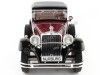 Cochesdemetal.es 1928 Mercedes-Benz Type 460/460K Nurburg (W08) Granate/Negro 1:18 MC Group 18364