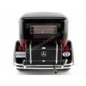 Cochesdemetal.es 1928 Mercedes-Benz Type 460 / 460K Nurburg (W08) Granate / Negro 1:18 MC Group 18364