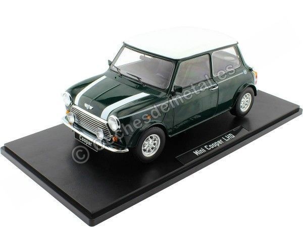 Cochesdemetal.es 1997 Mini Cooper Sport Pack 1.3i Verde/Blanco 1:12 KK-Scale KKDC120051L