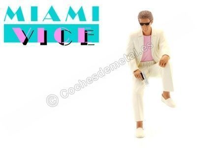 Figura de Resina Sonny Crockett Sentado "Miami Vice. Corrupción en Miami" 1:18 KK-Scale KKFIG001 Cochesdemetal.es