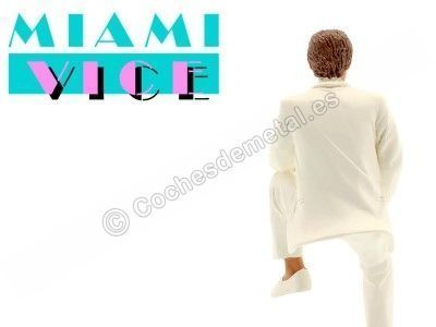 Figura de Resina Sonny Crockett Sentado "Miami Vice. Corrupción en Miami" 1:18 KK-Scale KKFIG001 Cochesdemetal.es 2