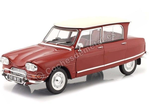 Cochesdemetal.es 1968 Citroen Ami 6 Club Corsario Red 1:18 Norev 181602