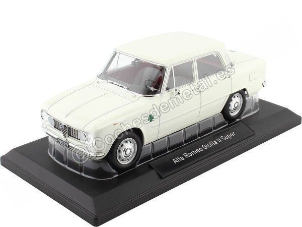 Cochesdemetal.es 1963 Alfa Romeo Giulia TI Super Blanco 1:18 Norev 187970