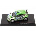 Cochesdemetal.es 2022 Skoda Fabia Rally2 EVO N20 Lindholm / Hamalainen Rallye Finlande 1:43 Ixo Modèles RAM863BLQ.22