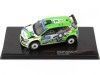 Cochesdemetal.es 2022 Skoda Fabia Rally2 EVO N20 Lindholm / Hamalainen Rallye Finlande 1:43 Ixo Modèles RAM863BLQ.22