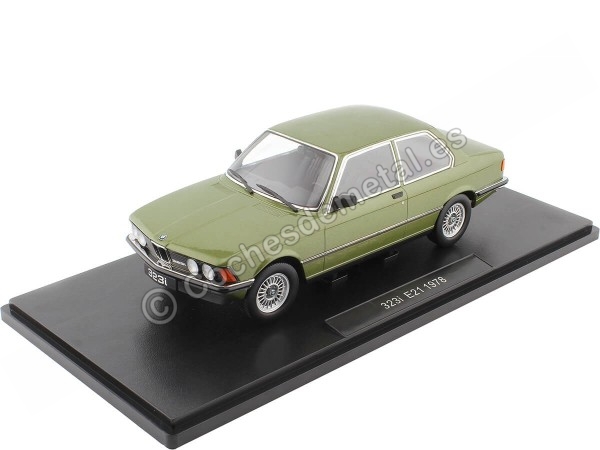 Cochesdemetal.es 1978 BMW 323i Serie 3 (E21) Verde Metalizado 1:18 KK-Scale KKDC180654