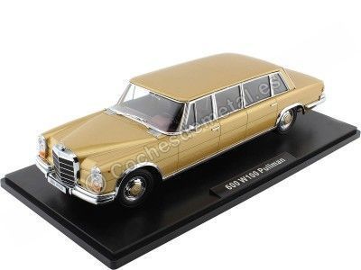 Cochesdemetal.es 1964 Mercedes-Benz 600 LWB W100 Pullman Oro Metalizado 1:18 KK-Scale KKDC181132