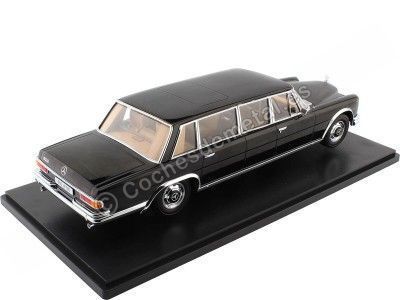 1964 Mercedes-Benz 600 LWB W100 Pullman Negro 1:18 KK-Scale KKDC181131 Cochesdemetal.es 2