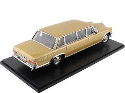 Cochesdemetal.es 1964 Mercedes-Benz 600 LWB W100 Pullman Oro Metalizado 1:18 KK-Scale KKDC181132 2