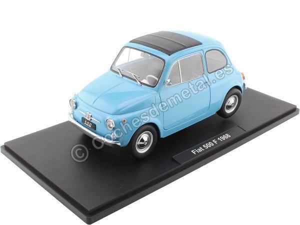 Cochesdemetal.es 1968 Fiat 500 Azul Claro 1:12 KK-Scale KKDC120035