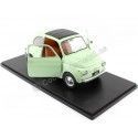 Cochesdemetal.es 1968 Fiat 500 vert clair 1:12 kk-échelle KKDC120036