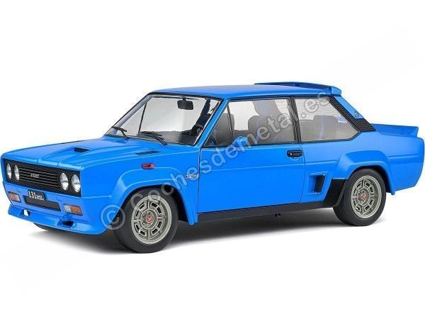 Cochesdemetal.es 1980 Fiat 131 Mirafiori Abarth Azul 1:18 Solido S1806004