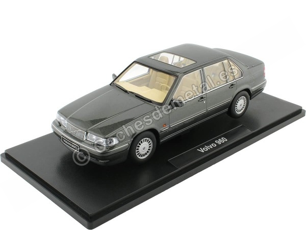 Cochesdemetal.es 1996 Volvo 960 Gris Oscuro Metalizado 1:18 Triple-9 1800304