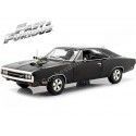 Cochesdemetal.es 1970 Dodge Charger "Fast & Furious" Negro 1:18 Greenlight Collectibles 19122