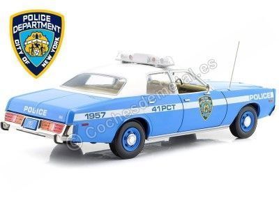 1978 Dodge Monaco Police NYPD Azul/Blanco 1:18 Greenlight Artisan 19132 Cochesdemetal.es 2