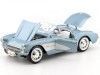 1957 Chevrolet Corvette Convertible Azul-Blanco 1:18 Lucky Diecast 92018 Cochesdemetal 9 - Coches de Metal 