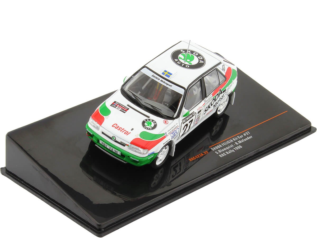 1996 Skoda Felicia Kit Car Nº27 Blomqvist/Melander RAC Rallye 1:43