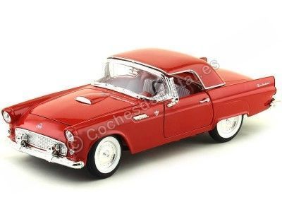 1955 Ford Thunderbird Convertible Rojo 1:18 Lucky Diecast 92068 Cochesdemetal.es