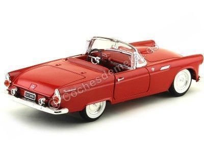 1955 Ford Thunderbird Convertible Rojo 1:18 Lucky Diecast 92068 Cochesdemetal.es 2
