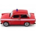 CARSDEMETAL.ES 1963 Trabant 601 Fire Department Red / White 1:24 Wellly 24037