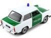 Carsdemetal.es 1963 Trabant 601 Police blanche / verte 1:24 Welly 24037