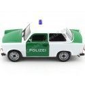 Carsdemetal.es 1963 Trabant 601 Police blanche / verte 1:24 Welly 24037