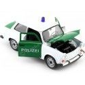 Carsdemetal.es 1963 Trabant 601 Police blanche / verte 1:24 Welly 24037