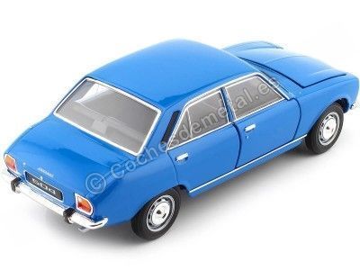 Cochesdemetal.es 1975 Peugeot 504 Azul 1:24 Welly 24001 2