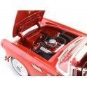 1955 Ford Thunderbird Convertible Rojo 1:18 Lucky Diecast 92068 Cochesdemetal 13 - Coches de Metal 