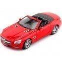 Cochesdemetal.es 2012 Mercedes-Benz SL500 (R231) Descapotable Rojo 1:24 Welly 24041
