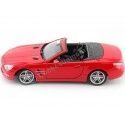 CARSDEMETAL.ES 2012 Mercedes-Benz SL500 (R231) Red Convertible 1:24 Wellly 24041