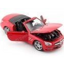 CARSDEMETAL.ES 2012 Mercedes-Benz SL500 (R231) Red Convertible 1:24 Wellly 24041