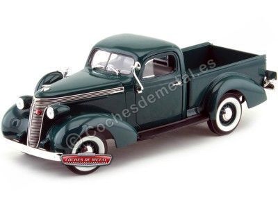 1937 Studebaker Coupe Espress Pick Up Verde 1:18 Lucky Diecast 92458 Cochesdemetal 1 - Coches de Metal 