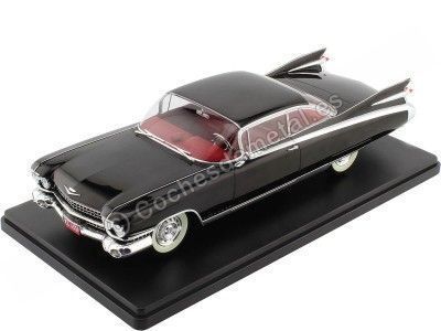 1959 Cadillac Eldorado Seville Negro 1:24 WhiteBox 124145 Cochesdemetal.es