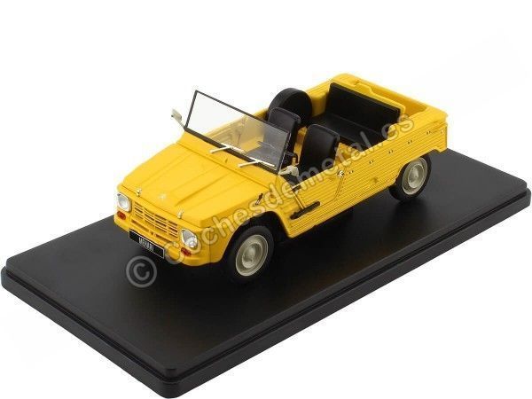 Cochesdemetal.es 1968 Citroen Mehari 4x2 Amarillo 1:24 WhiteBox 124146