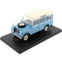 Cochesdemetal.es 1958 Land Rover Series III 109 Azul Claro 1:24 WhiteBox 124150